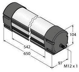 Oświetlenie LED Turck WLB92X550PWMQ biały 3130 lm (D x S) 671 mm x 97 mm 1 szt.