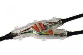 Mufa żywiczna rozgałęźna ze złączkami WAGO, Y1 EG/V/WAGO, 425490