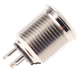 Złącze XLR 3 -pinowe Montaż na panelu Męski Naturalny