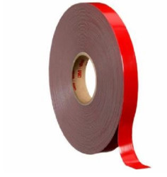 Taśma piankowa grubość 1.1mm szerokość 6.4 → 1219mm 3M Czerwony długość 32.9m
