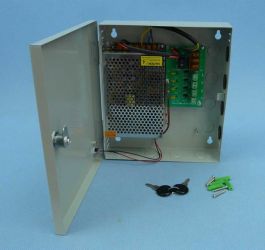 ZAS.CCTV 4x12V/1,25A SKRZYNKOWY