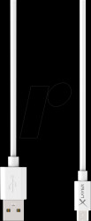 210570 Sync &amp; charging cable, USB-A > Micro, 1.2 m, white
