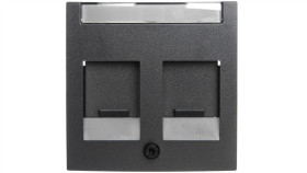 Berker B.1/B.3/B.7 Glas Element Centralny Podwójny Z Zasuwami Chroniącymi...