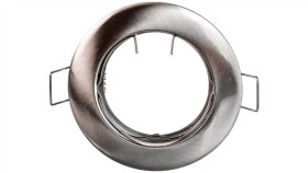 Sufitowa Oprawa Punktowa Porto, Ip20, Okrągła, Inox, Typ 5514