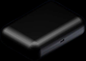 ABS enclosure, (L x W x H) 80 x 56 x 24 mm, black (RAL 9004), SOAP 10007.9 SCHWARZ