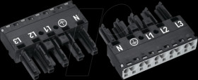 770-205 WINSTA® MIDI socket, 5-pin, without strain relief
