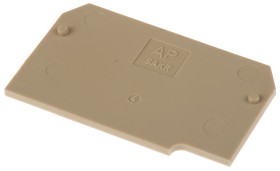 Ścianka koncowa Pokrywa końcowa Weidmuller Bloki zaciskowe do montażu na szynie DIN Montaż bezpośredni