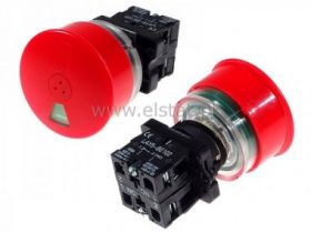 Przycisk dłoniowy; wyciągany; plastik, GRZYB