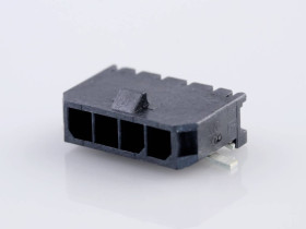 Molex 436500412 Listwa kołkowa, męska, do wbudowania, standardowa MOL Power & Signal Sol., piny: 4, 8.5 A, 1 szt.