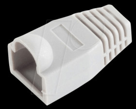 BS72055-GR-10 tension relief for RJ 45, grey packing unit 10