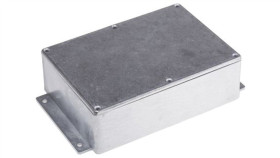 Obudowa Ekranowana Srebrny Z Kołnierzem Ip65 Neopren, 201.7 X 121.2 X 55.3Mm,...