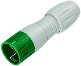 Plug, 12 pole, solder connection, snap lock, straight, 99 9133 472 12