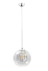 Lampa wisząca nowoczesna 1xE27 GLAMOUR SILVER