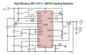 150V Low I, Synchronous Inverting DC/DC Controller
