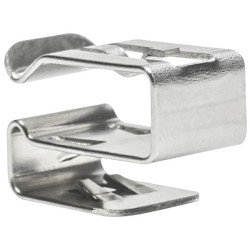 HellermannTyton 154-00019 Self-adhesive Clip Grey 1pc