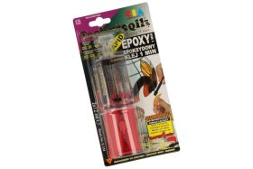 Klej; bezbarwny; dwuskładnikowy; epoksydowy; T-E358; 2x12ml; strzykawka; płyn; Technicoll