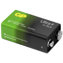 GP ULP1604A442C1 Ultra&#x2B; 9V Battery Alkali-Manganese Leak Protection