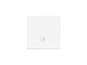 SIMON 55 Klawisz pojedynczy z oczkiem z piktogramem "światło" do: SP1M biały mat TKWS1L/111 KONTAKT SIMON