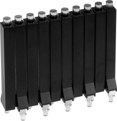 Światłowód do LED, sztywny, prosty, dł. 24.6mm, 10-drożny, , MENTOR