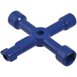 Faithfull FAISUKEY 4-Way Services Utility Meter Key