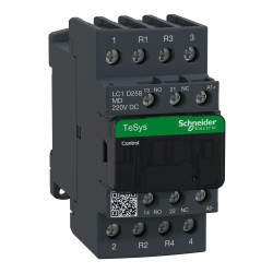 Stycznik 230 V DC Schneider Electric styki: 4 40 A 2NO + 2NC Śruba LC1D258MD