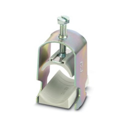 Zacisk kablowy 30mm materiał: Stal Srebrny zacisk kablowy