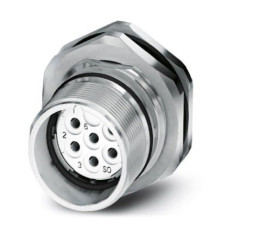 Złącze wielostykowe przemysłowe 9-pinowe M23 Montaż tylny Gniazdo Phoenix Contact