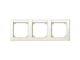 MERTEN M-SMART Ramka 3 potrójna pozioma z polem opisowym kremowy MTN471344 SCHNEIDER ELECTRIC