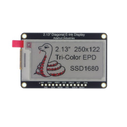 2.13&quot; 250x122 Tri-Color eInk/ePaper Display - moduł z 3-kolorowym wyświetlaczem e-Paper 2,13&quot; 250x122