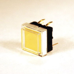 Przełącznik przyciskany podświetlany M1-2-2 YELLOW = ST-12-2S2FC-G