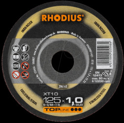 206163 Metal cutting disc, Ø = 125 mm, width 1.0 mm