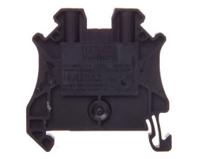 Złączka szynowa 2-przewodowa 0,14-4mm2 czarna UT 2,5 BK 3045088 /50szt./