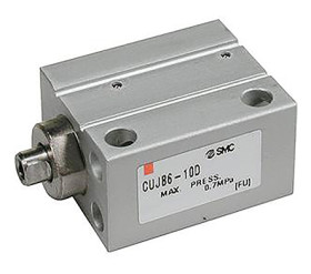 Siłownik pneumatyczny z tłoczyskiem skok: 15mm SMC Ø 8mm dwustronnego działania Action 39mm CDUJB8-15D