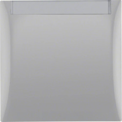 Integro Flow Ramka pojedyncza z pokrywą i polem opisowym szary połysk 919882506