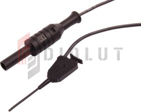 Chwytak pomiar. 6606-D4-BK SMD +przew.4(F) czarny