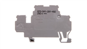 Dwupiętrowa Złączka Diodowa 2,5Mm2 Szara 870-541/281-492