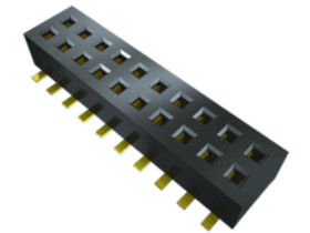 Gniazdo PCB 4 -pinowe 2 -rzędowe raster: 1.27mm typu płytka – płytka Proste SMD