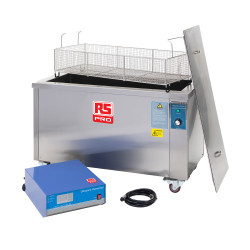 Oczyszczacz ultradźwiękowy 144L moc ultradzwięków 1800W EU RS PRO moc grzałki 5000W