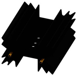 Fischer Elektronik SK 129 50,8 STS SK 129 50,8 STS Radiator żeberkowy 8.2 K/W (D x S x W) 25.4 x 45 x 12.7 mm TO-220, TO