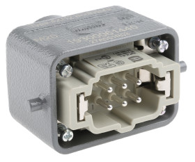 Wzmocnione złącze zasilania 6-pinowe HARTING 16A 500 V Męski M20