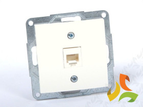 FIORENA Gniazdo telefoniczne krem 22004703 HAGER