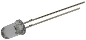 Dioda UV LED, 2-pinowa, Przewlekany, dł. fali: 395nm, kąt: 15°