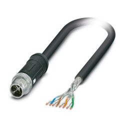Kabel Ethernet Cat6a długość 10m Z zakończeniem Phoenix Contact Polietylen