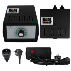 REGULATOR MOCY GRZAŁKI 5K NAPIĘCIA OBROTÓW z WATOMIERZEM