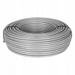 Kabel teleinformatyczny U/UTP kat.6 wewnętrzny Eca PVC szary NEKU /100m/