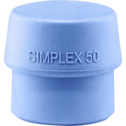 Halder 3201.050 SIMPLEX Replacement Head Soft TPE-65 Shore A Blue 90g