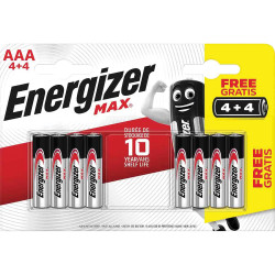 Energizer XMS22BATTAAA Battery Packs 4&#x2B;4 AAA