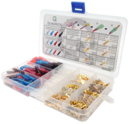 Flat receptacles assortment, 260 pieces, 1809C019