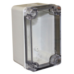 CamdenBoss CHDX6-223C X6 Series Polycarb Transparent Lid 130x80x70 IP66/67