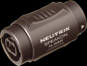 NL 4 MMX Neutrik Speakon coupling, socket/socket, 4-pin